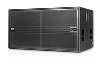 ACTIVE SEMI-HORN LOADED SUBWOOFER WITH TWO 18" TRANSDUCERS, DIGIPRO G3 CLASS D AMP 1800 W RMS, DSP